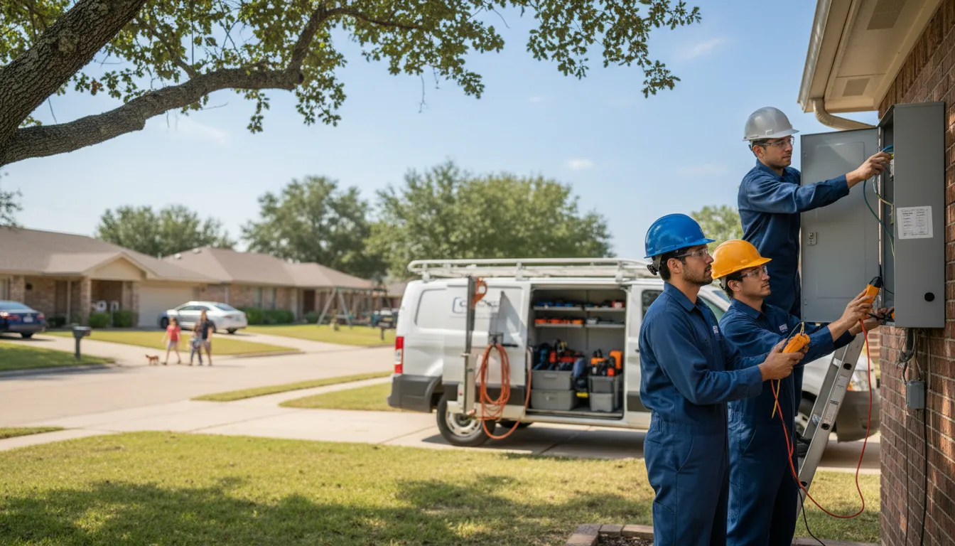 Certified electrician providing emergency electrical services in Arnold, NE